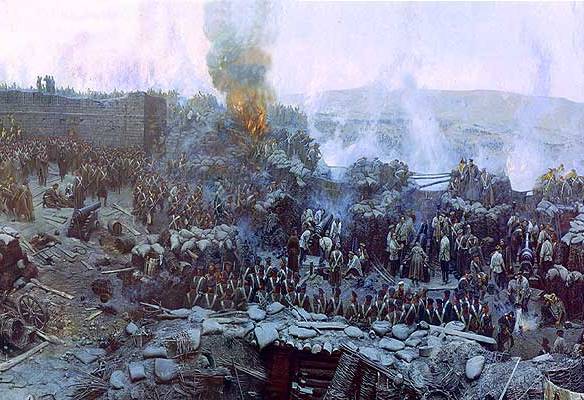 Фрагмент Панорамы «Оборона Севастополя 1854-1855»